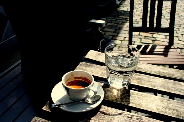 Espressó á Det Lille Kaffekompaniet